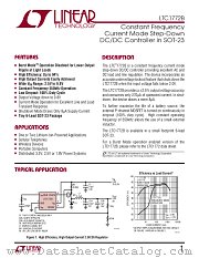 LTC1772B datasheet pdf Linear Technology