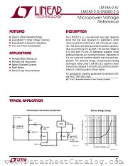 LM185-2.5 datasheet pdf Linear Technology