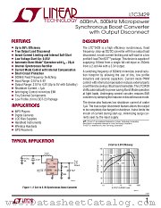 LTC3429 datasheet pdf Linear Technology