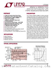 LT5546 datasheet pdf Linear Technology