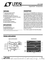 LTC1320 datasheet pdf Linear Technology