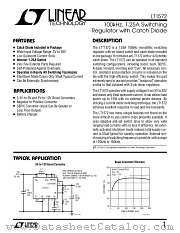 LT1572 datasheet pdf Linear Technology