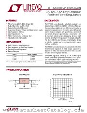 LT1085-Fixed datasheet pdf Linear Technology
