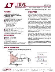 LT1970A datasheet pdf Linear Technology