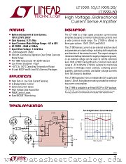 LT1999-20 datasheet pdf Linear Technology