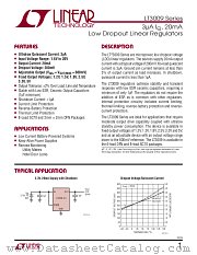LT3009 datasheet pdf Linear Technology