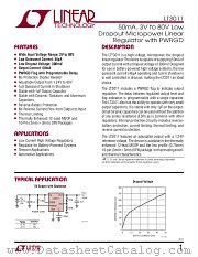 LT3011 datasheet pdf Linear Technology