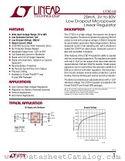 LT3014 datasheet pdf Linear Technology