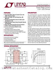 LT3475-1 datasheet pdf Linear Technology