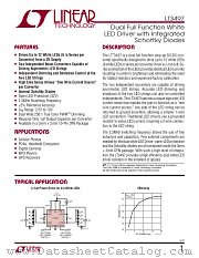 LT3497 datasheet pdf Linear Technology