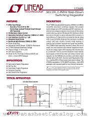 LT3685 datasheet pdf Linear Technology