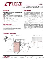 LT3799 datasheet pdf Linear Technology