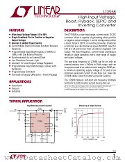LT3958 datasheet pdf Linear Technology