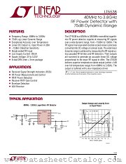 LT5538 datasheet pdf Linear Technology