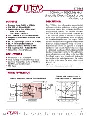 LT5568 datasheet pdf Linear Technology