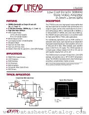 LT6559 datasheet pdf Linear Technology