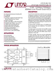 LTC2143-12 datasheet pdf Linear Technology
