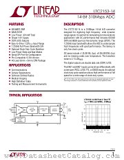 LTC2153-14 datasheet pdf Linear Technology