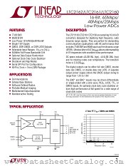 LTC2161 datasheet pdf Linear Technology
