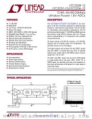 LTC2256-12 datasheet pdf Linear Technology