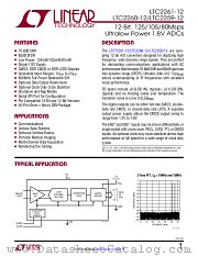 LTC2260-12 datasheet pdf Linear Technology