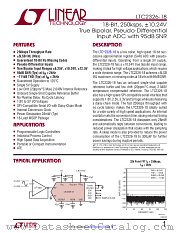 LTC2326-18 datasheet pdf Linear Technology