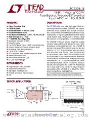 LTC2328-18 datasheet pdf Linear Technology