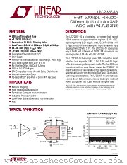 LTC2367-16 datasheet pdf Linear Technology