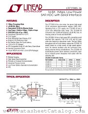 LTC2383-16 datasheet pdf Linear Technology