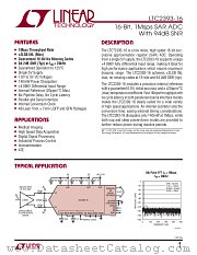 LTC2393-16 datasheet pdf Linear Technology