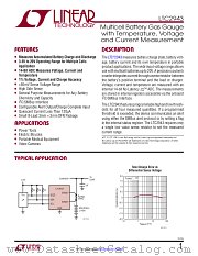 LTC2943 datasheet pdf Linear Technology