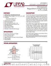LTC3221 datasheet pdf Linear Technology