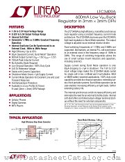 LTC3409A datasheet pdf Linear Technology