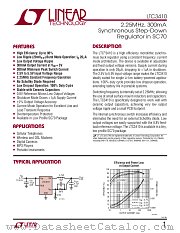 LTC3410 datasheet pdf Linear Technology