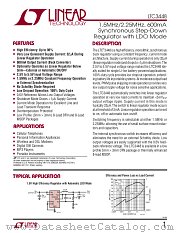 LTC3448 datasheet pdf Linear Technology