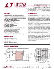 LTC3527 datasheet pdf Linear Technology