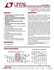 LTC3550-1 datasheet pdf Linear Technology