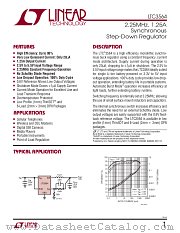 LTC3564 datasheet pdf Linear Technology