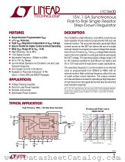 LTC3600 datasheet pdf Linear Technology