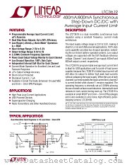 LTC3619 datasheet pdf Linear Technology