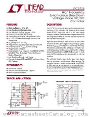LTC3775 datasheet pdf Linear Technology