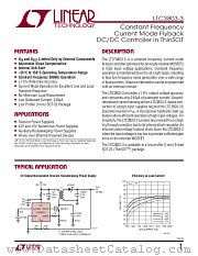 LTC3803-3 datasheet pdf Linear Technology