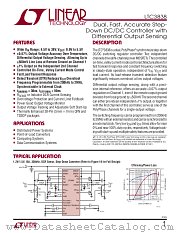LTC3838 datasheet pdf Linear Technology