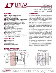 LTC3851A datasheet pdf Linear Technology