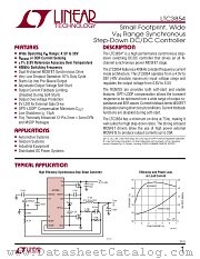 LTC3854 datasheet pdf Linear Technology