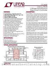 LTC3858 datasheet pdf Linear Technology