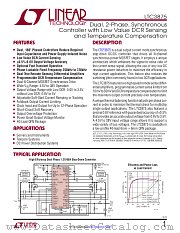 LTC3875 datasheet pdf Linear Technology