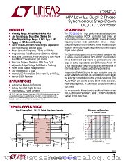 LTC3890-3 datasheet pdf Linear Technology