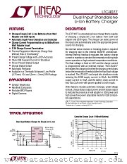 LTC4077 datasheet pdf Linear Technology