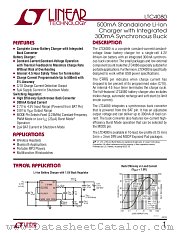 LTC4080 datasheet pdf Linear Technology